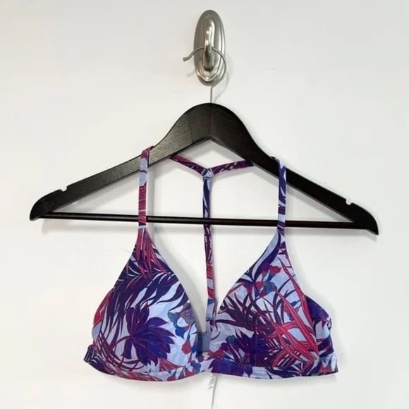 Lululemon Deep Sea Swim Top - Mini Twisted Tropical Hydrangea Multi - Size 8 - Picture 4 of 7